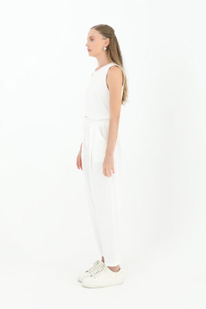 Women's Tied Waist Carrot Shape Trousers - Brand: Puane - Women & Kids, Baby Clothes Wholesale - Globality Store