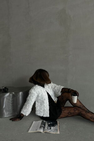 Rose Patterned Tulle Wholesale Jacket - Brand: Topshow - Women & Kids, Baby Clothes Wholesale - Globality Store
