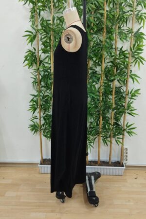 Women's Strappy Long Viscose Jumpsuit With Round Neck Pockets - Brand: Janes - Women & Kids, Baby Clothes Wholesale - Globality Store