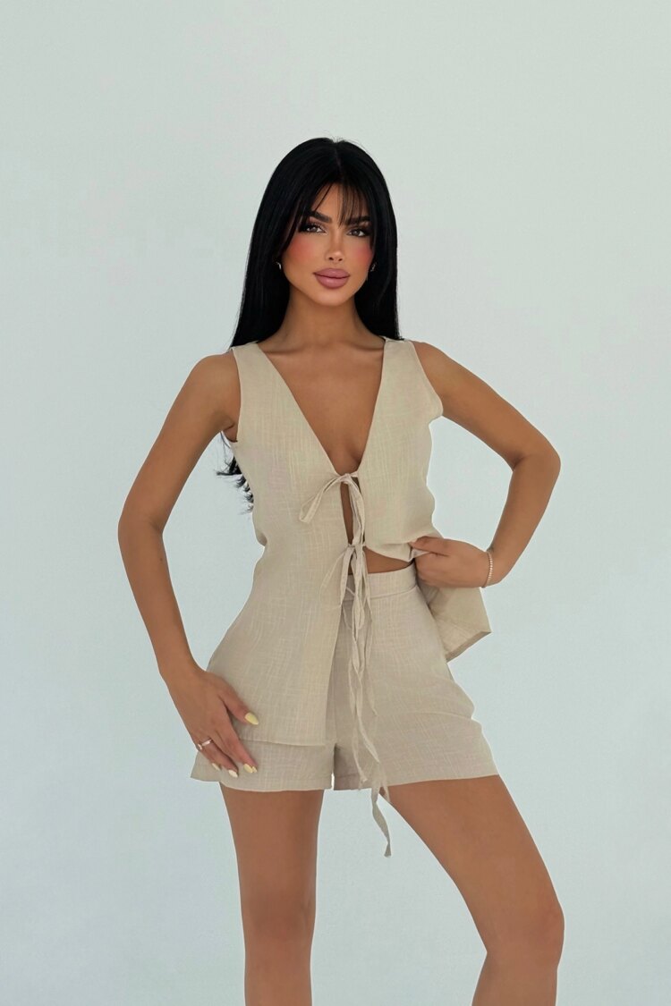 Stylish Slim Fit Sleeveless Tie Set