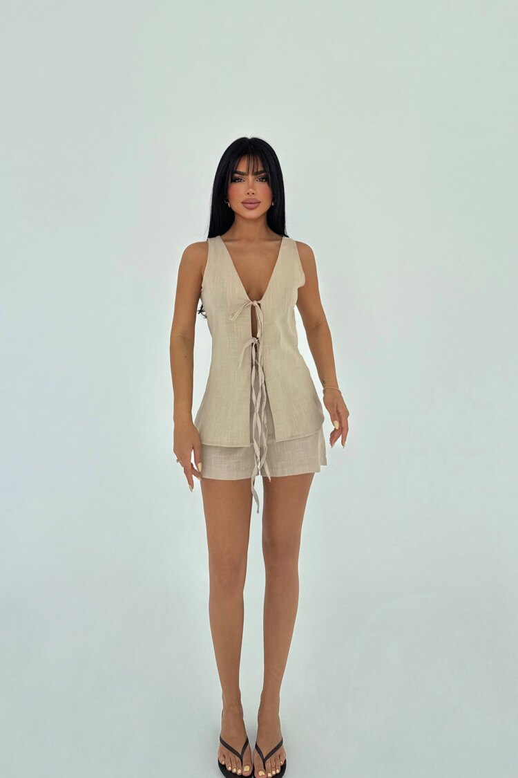 Stylish Slim Fit Sleeveless Tie Set - Brand: EYYO ATELIER - Women & Kids, Baby Clothes Wholesale - Globality Store
