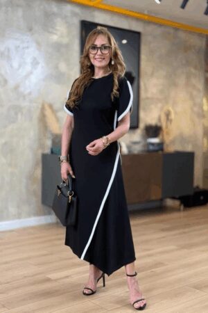 ElegantA-Line Midi Dress - Brand: Janes - Women & Kids, Baby Clothes Wholesale - Globality Store