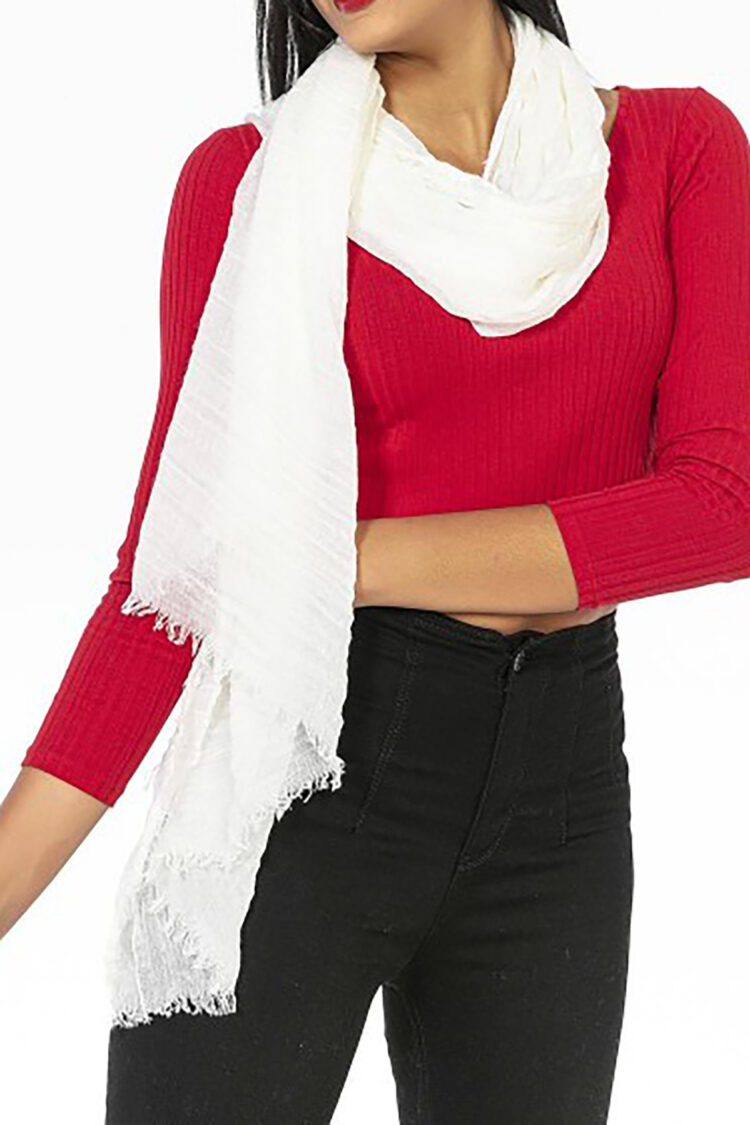 White Casual Elegant Pareo For Work & Party - Brand: Mode Roy - Women & Kids, Baby Clothes Wholesale - Globality Store