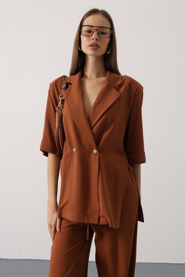 Elegant Suit Notched Collar Jacket