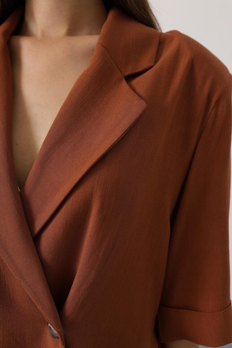 Elegant Suit Notched Collar Jacket