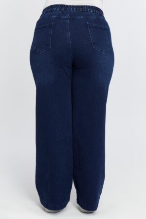 Blue Casual Plus Size Mom Jeans With Wide Leg - Brand: RMG - Women & Kids, Baby Clothes Wholesale - Globality Store