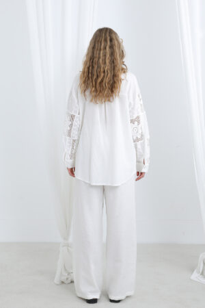 White Casual Elegant Modest Shirt - Brand: SOUL - Women & Kids, Baby Clothes Wholesale - Globality Store