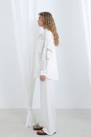 White Casual Elegant Modest Shirt - Brand: SOUL - Women & Kids, Baby Clothes Wholesale - Globality Store