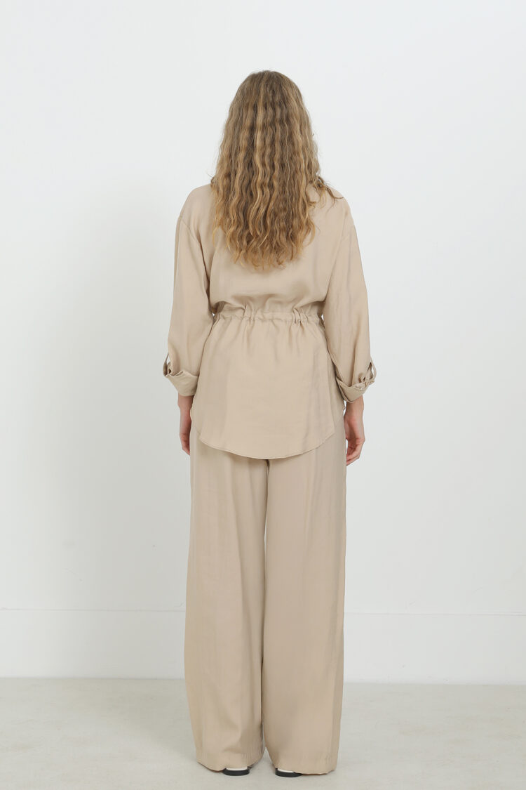 Elegant Casual Set With Palazzo Pants