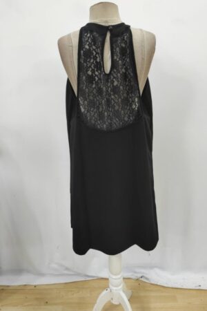 Black Sleeveless High Neck Mini Shift Dress - Brand: Janes - Women & Kids, Baby Clothes Wholesale - Globality Store