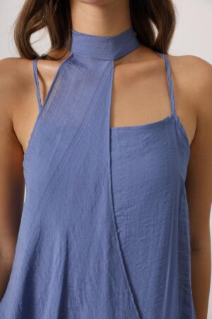 Blue Casual Elegant Boho Sexy Formal Slip Dress - Brand: Reyon - Women & Kids, Baby Clothes Wholesale - Globality Store