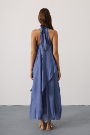 Blue Casual Elegant Boho Sexy Formal Slip Dress - Brand: Reyon - Women & Kids, Baby Clothes Wholesale - Globality Store
