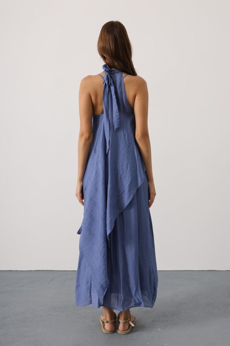 Blue Casual Elegant Boho Sexy Formal Slip Dress