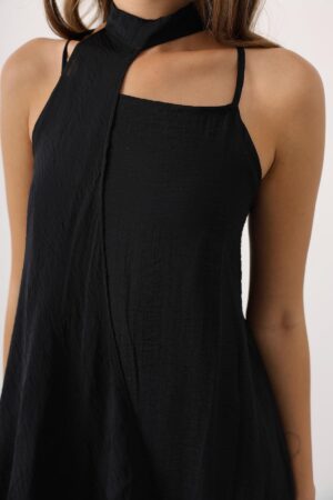 ElegantMaxi Shift Dress With High Neck - Brand: Reyon - Women & Kids, Baby Clothes Wholesale - Globality Store