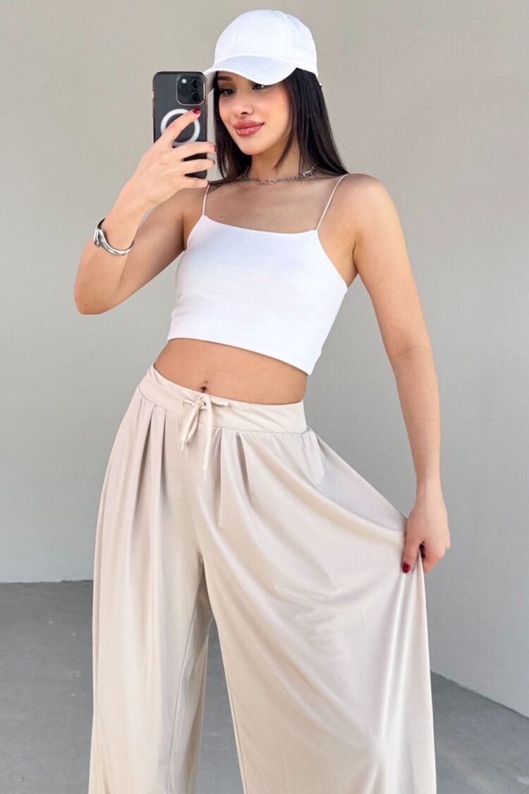 Beige Casual Sport Modest Harem Pants - Brand: Ezgi Nisantasi - Women & Kids, Baby Clothes Wholesale - Globality Store
