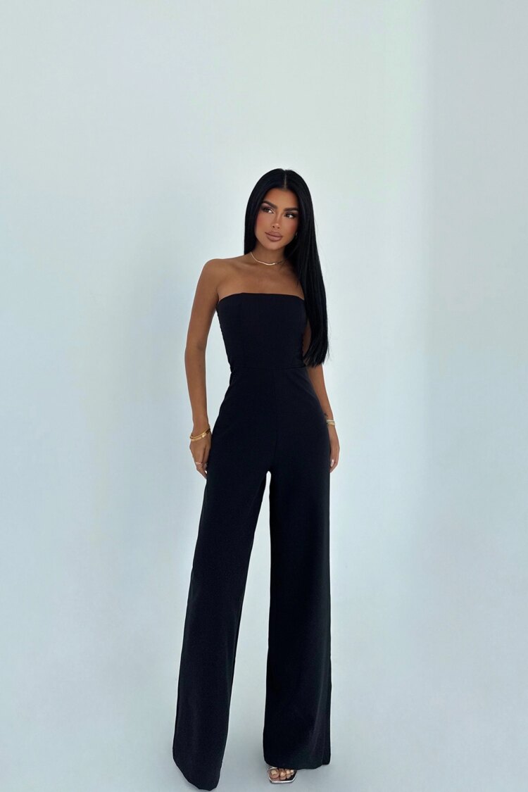 Strapless Tube Jumpsuit - Sexy Elegant Formal