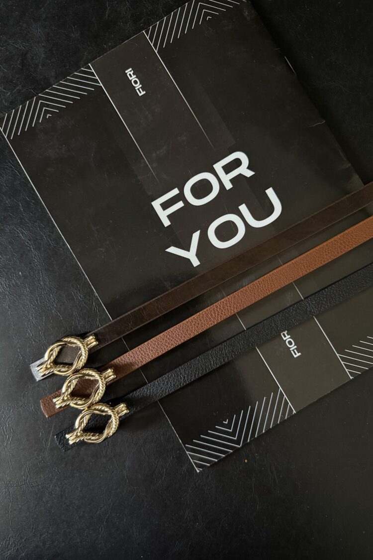 Basic Women Pants Belt Jacket Belt Dress Belt With Slim Snake Buckle