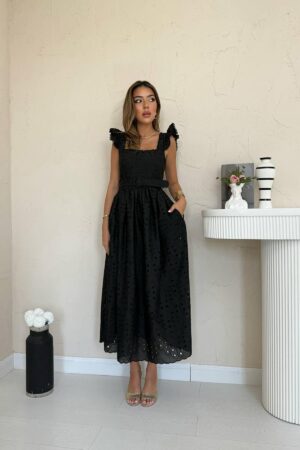 ElegantPolka Dot A-Line Dress - Brand: Elisa - Women & Kids, Baby Clothes Wholesale - Globality Store
