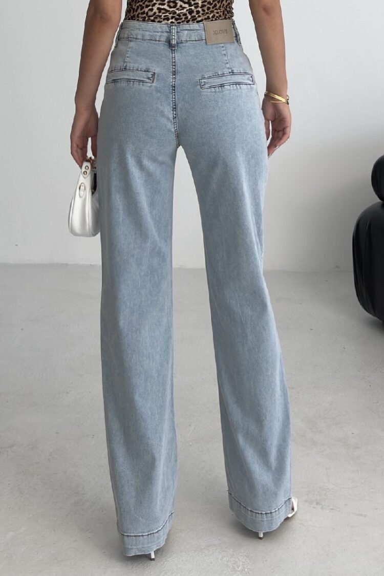 Mom Jeans High Waist Straight Leg