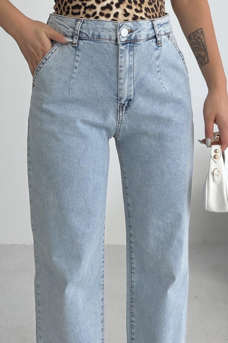 Mom Jeans High Waist Straight Leg - Brand: XLove - Women & Kids, Baby Clothes Wholesale - Globality Store