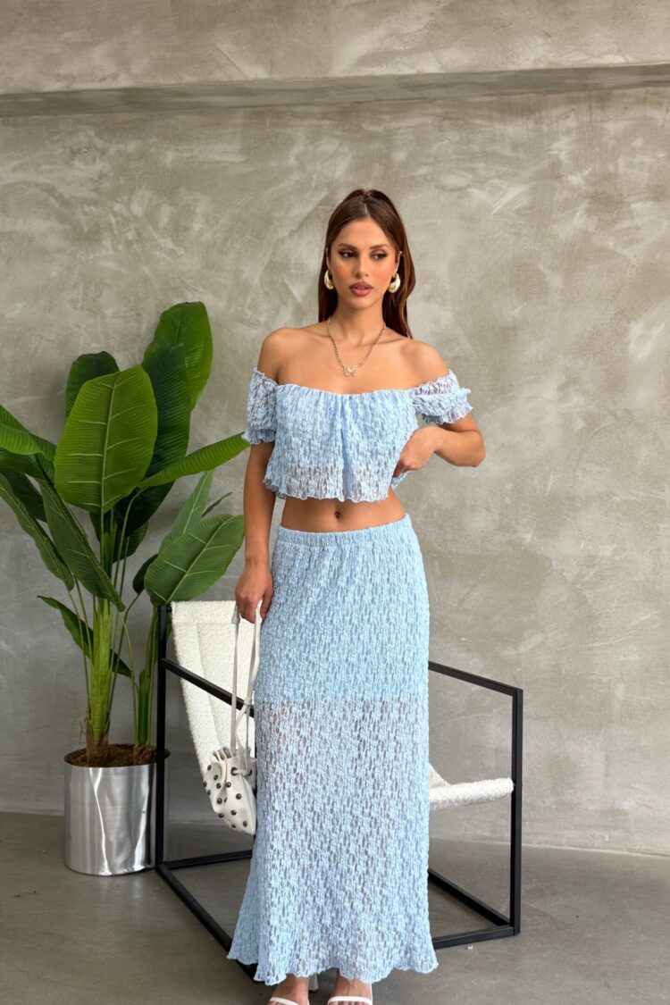 Casual Boho Ruffle Sleeve Pull On Suit