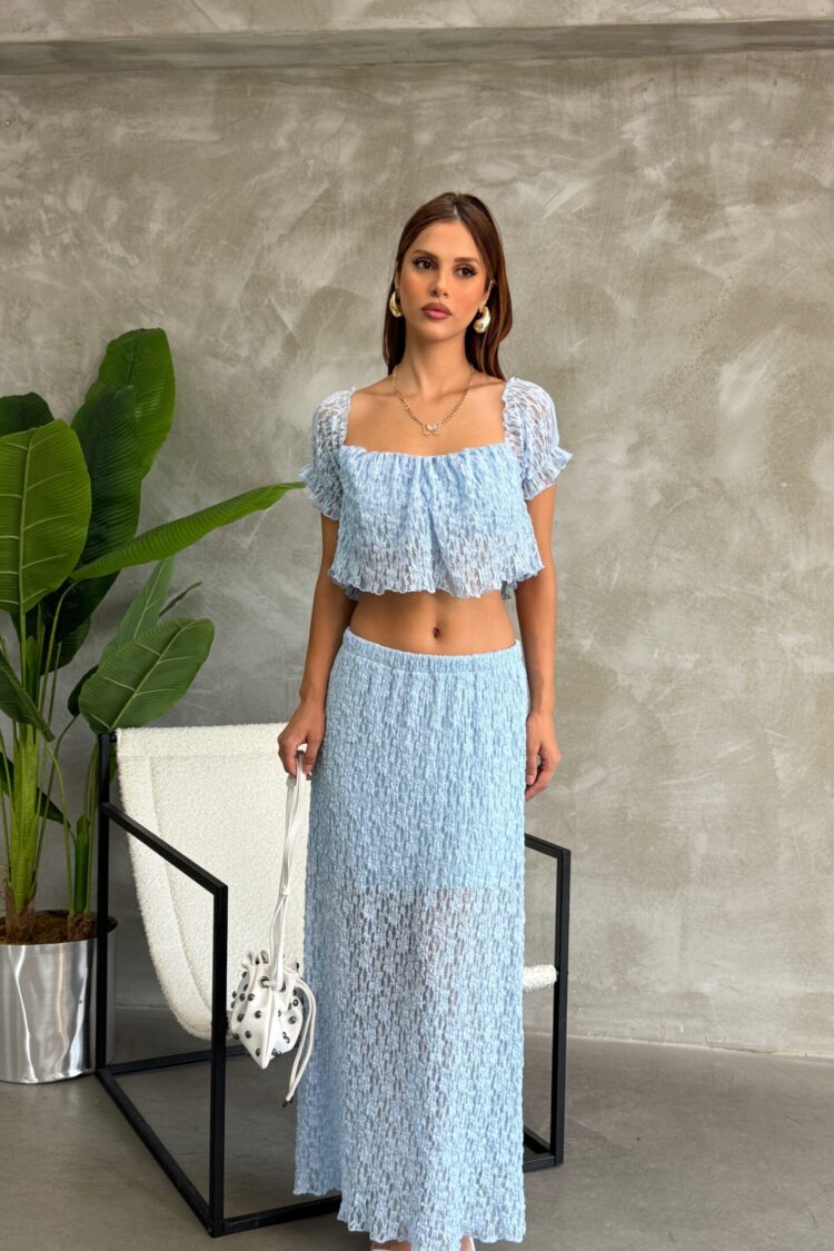 Casual Boho Ruffle Sleeve Pull On Suit