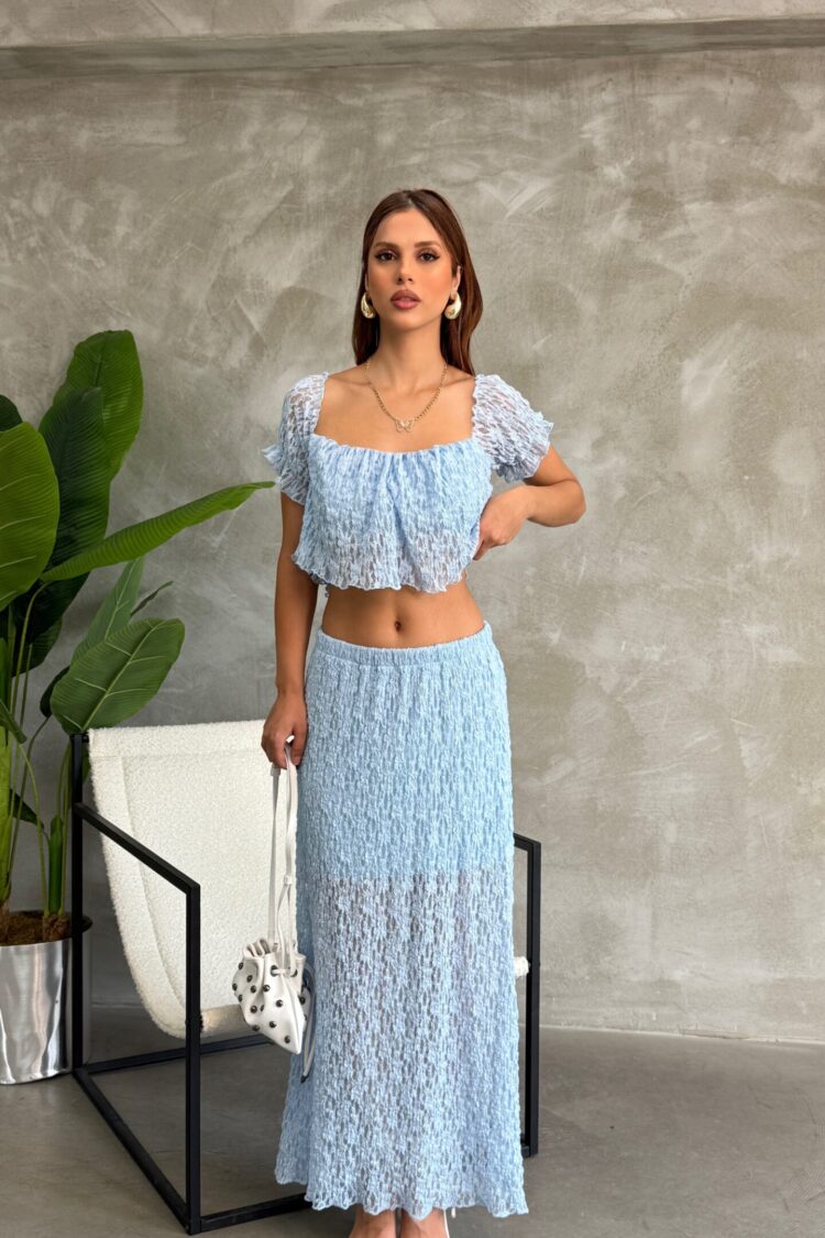 Casual Boho Ruffle Sleeve Pull On Suit