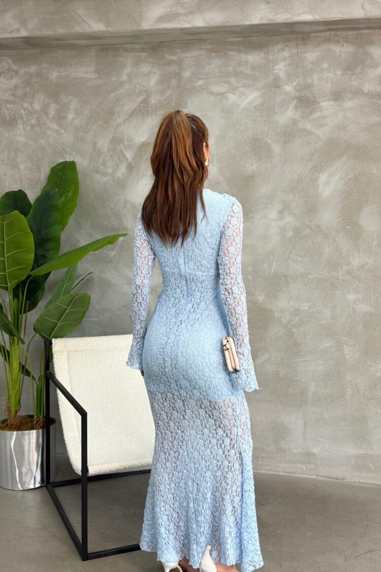 ElegantSheath Dress With Bell Sleeves