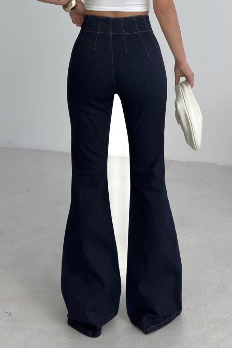 Black Elegant Casual Vintage Retro Jeans