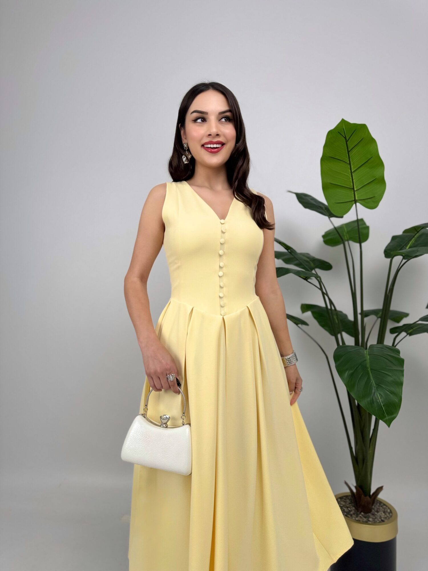 ElegantFit And Flare Midi Dress - Brand: Miss Janell - Women & Kids, Baby Clothes Wholesale - Globality Store