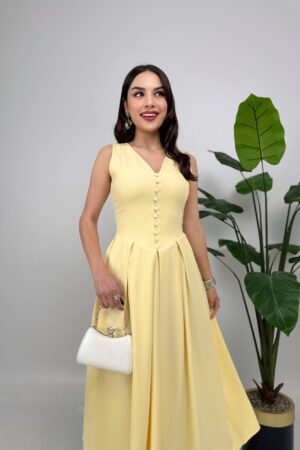 ElegantFit And Flare Midi Dress - Brand: Miss Janell - Women & Kids, Baby Clothes Wholesale - Globality Store