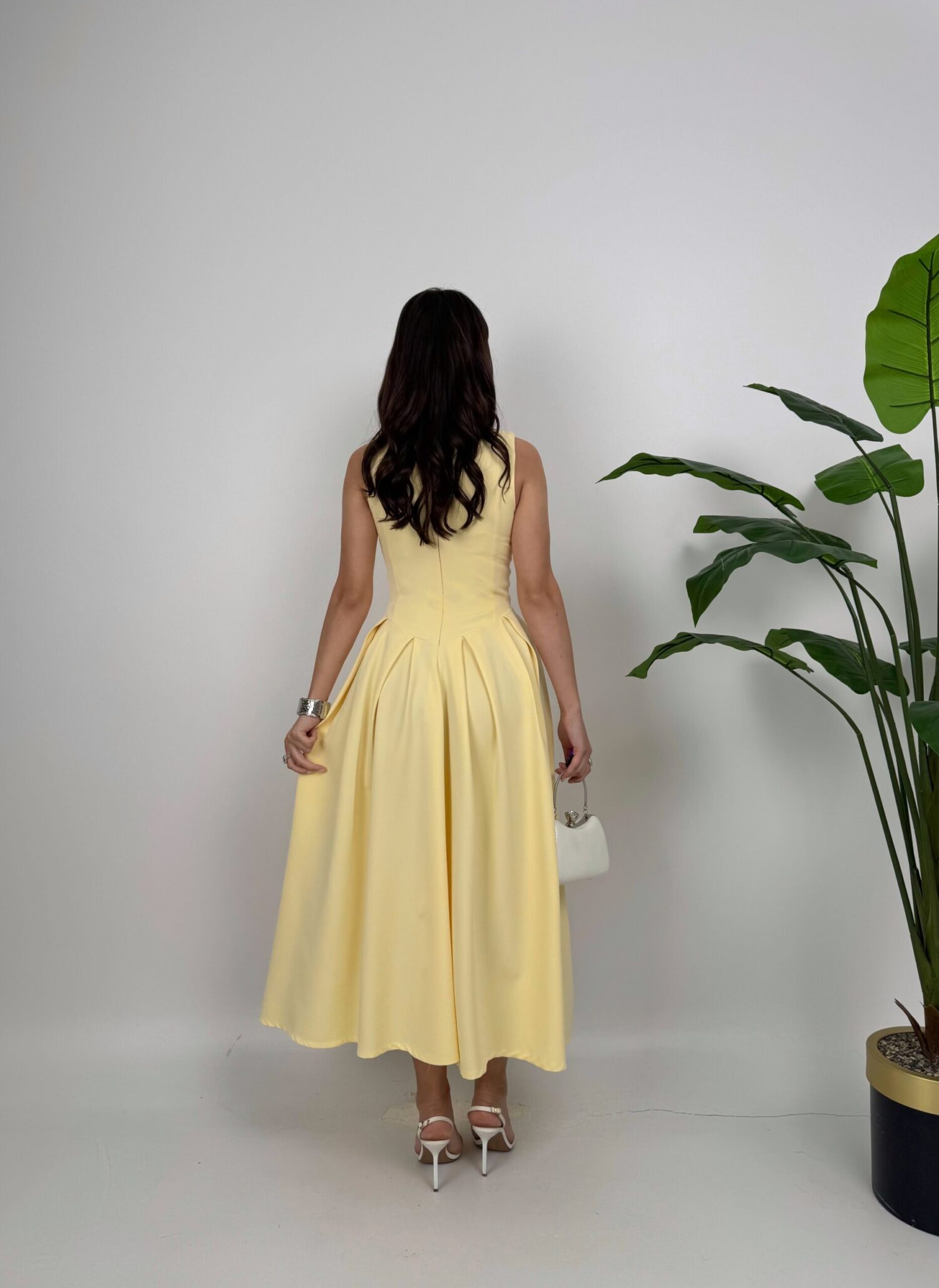 ElegantFit And Flare Midi Dress - Brand: Miss Janell - Women & Kids, Baby Clothes Wholesale - Globality Store