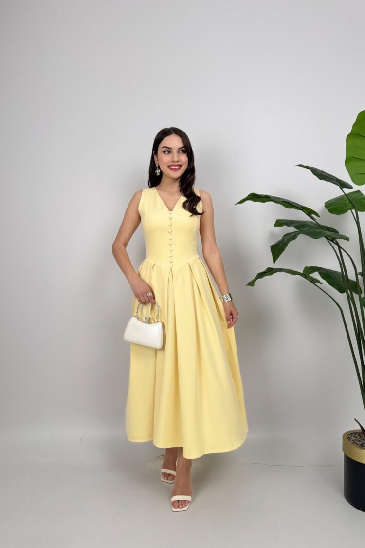 ElegantFit And Flare Midi Dress - Brand: Miss Janell - Women & Kids, Baby Clothes Wholesale - Globality Store