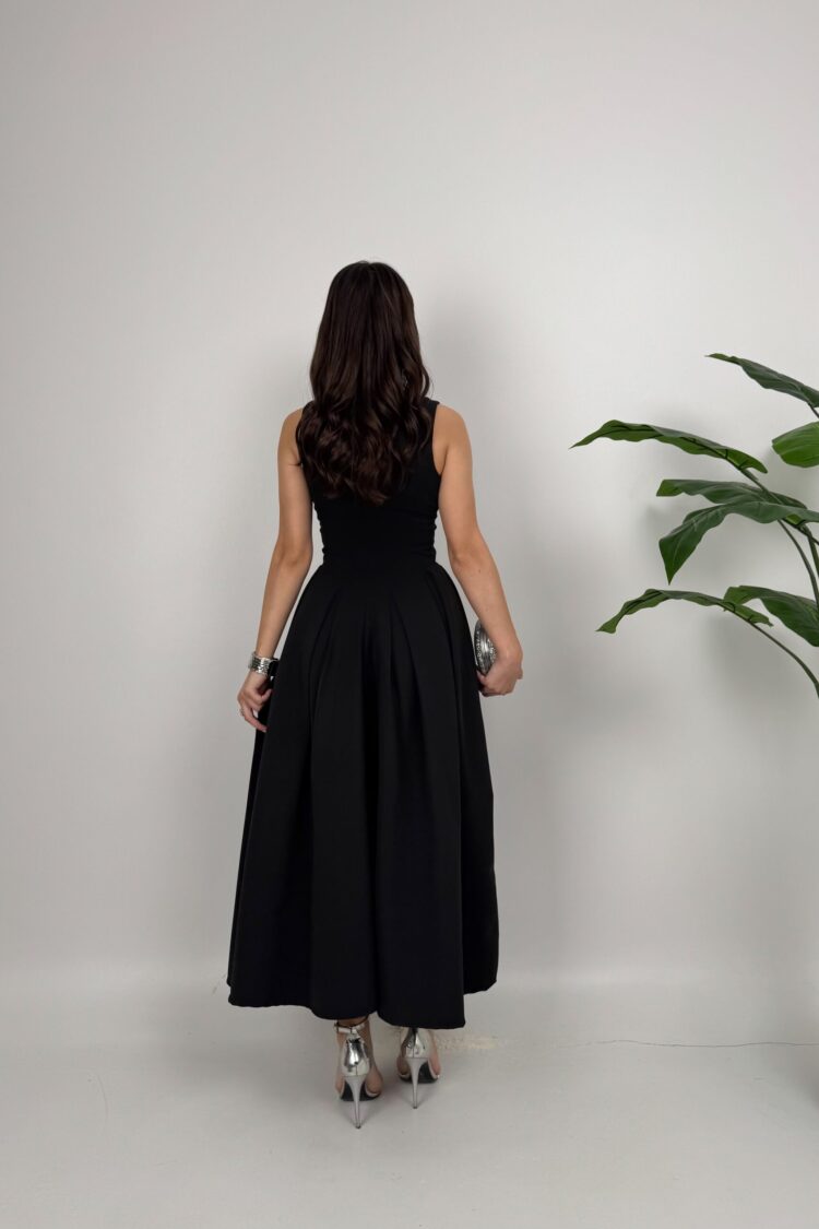 ElegantFit And Flare Midi Dress