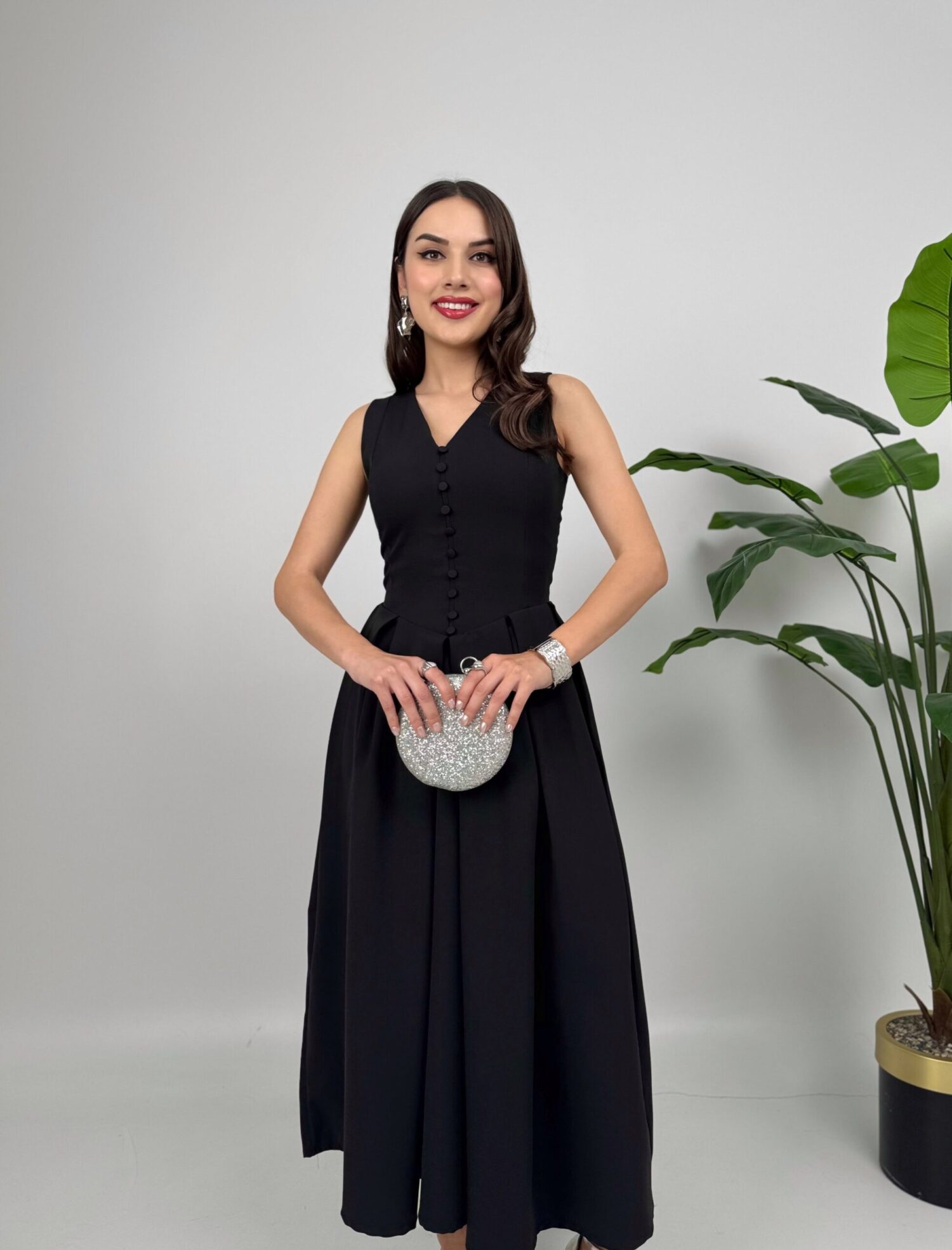 ElegantFit And Flare Midi Dress - Brand: Miss Janell - Women & Kids, Baby Clothes Wholesale - Globality Store