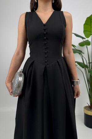ElegantFit And Flare Midi Dress - Brand: Miss Janell - Women & Kids, Baby Clothes Wholesale - Globality Store