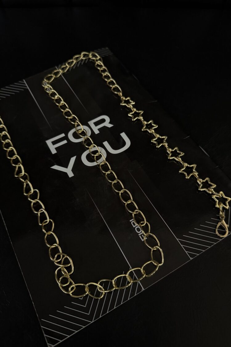 Star Gold Detailed Belt - Brand: Fiori - Women & Kids, Baby Clothes Wholesale - Globality Store
