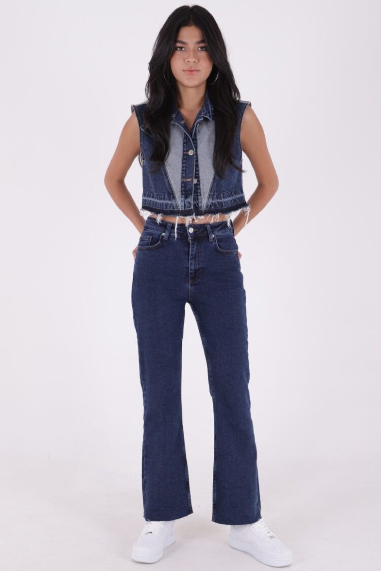 Mom Jeans With High Waist And Straight Leg - Brand: XLove - Women & Kids, Baby Clothes Wholesale - Globality Store