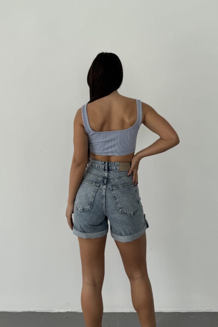 Casual Streetwear Bermuda Shorts High Waist