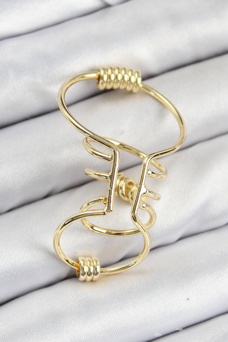 Model Gold Color Cartilage Earrings With Brass Ring - Brand: Ebijuteri - Women & Kids, Baby Clothes Wholesale - Globality Store