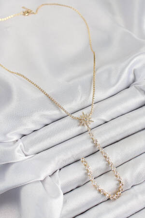Brass Zircon Stone Pole Star Pattern Silver Color Y Pendant - Brand: Ebijuteri - Women & Kids, Baby Clothes Wholesale - Globality Store