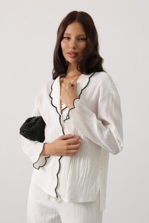Elegant Casual Set With Palazzo Pants - Brand: Reyon - Women & Kids, Baby Clothes Wholesale - Globality Store
