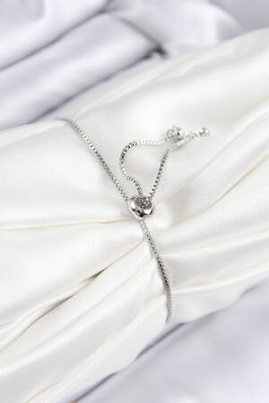 Double Row Square Pattern Silver Color Elevator Women Bracelet With Brass Zircon Stone - Brand: Ebijuteri - Women & Kids, Baby Clothes Wholesale - Globality Store