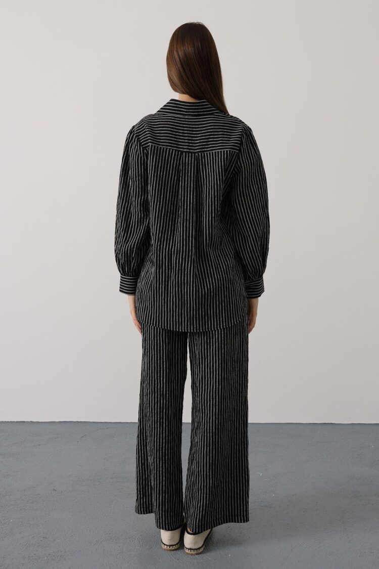 Striped Palazzo Pants Set