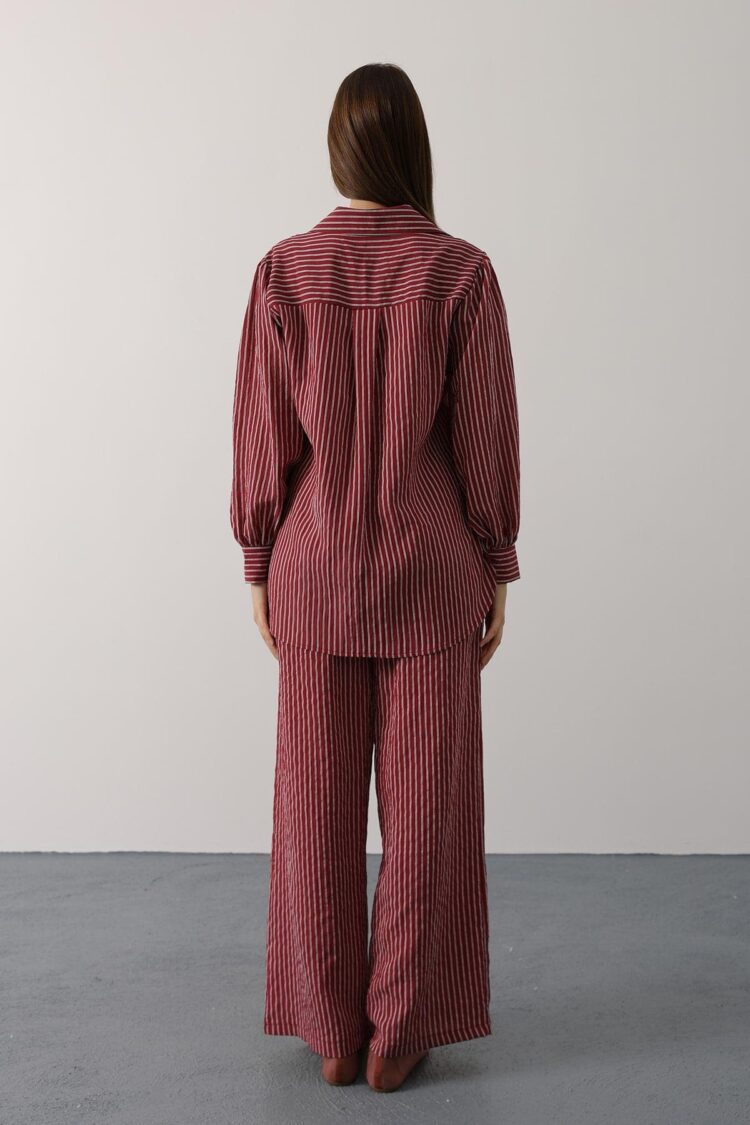 Striped Casual Formal Set