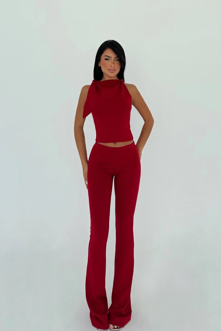 ClaretElegant Slim Fit Set - Brand: EYYO ATELIER - Women & Kids, Baby Clothes Wholesale - Globality Store
