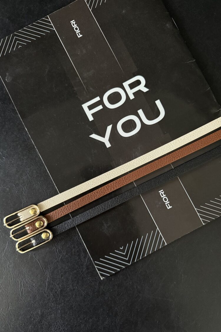 Thin Buckle Women's Belt