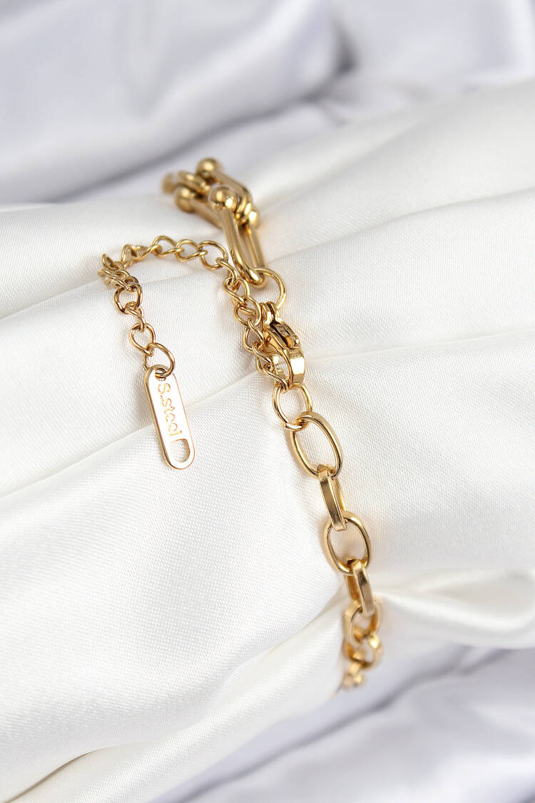316l Steel Tifany Tree Model Gold Color Women Bracelet