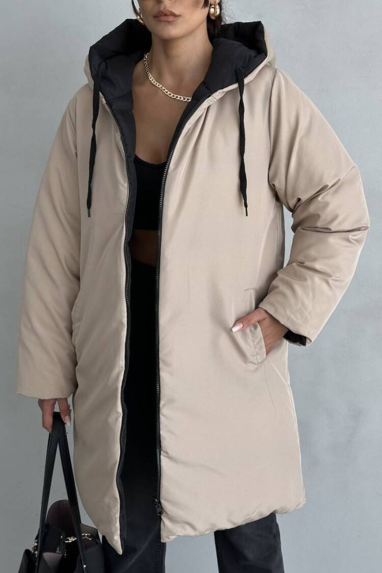 Oversized Hooded Puffer Coat
