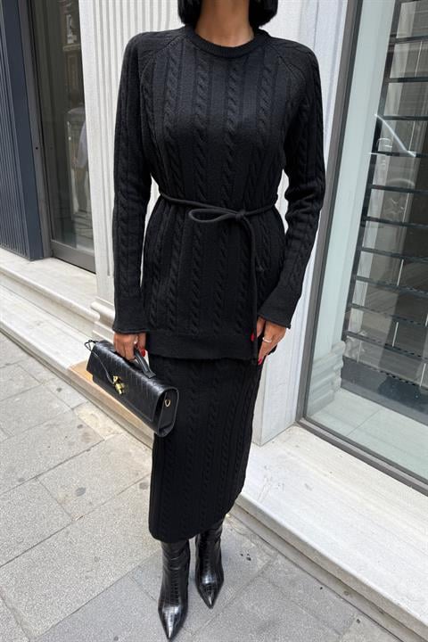 ElegantSet With Pencil Maxi Skirt